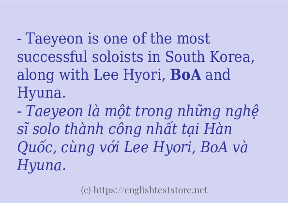 Các cách dùng từ boa