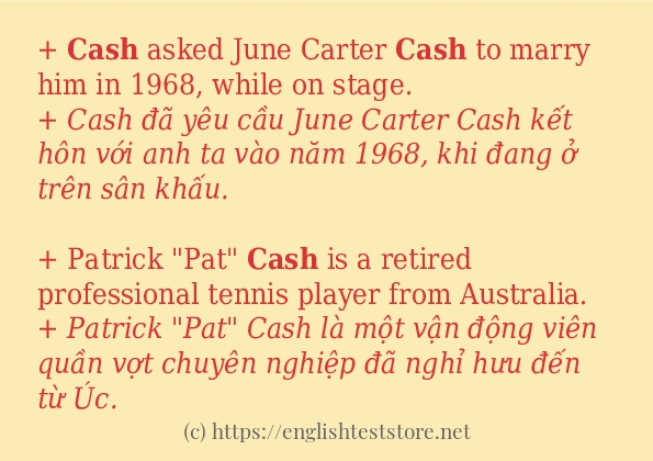 Các cách dùng từ cash Các cách dùng từ cash