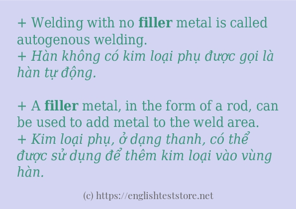 Các cách dùng từ filler
