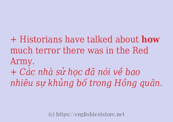 Các cách dùng từ how Các cách dùng từ how