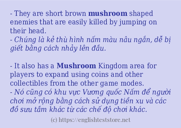 Các cách dùng từ mushroom Các cách dùng từ mushroom