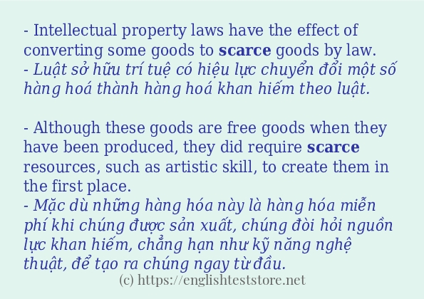 Các cách dùng từ scarce Các cách dùng từ scarce