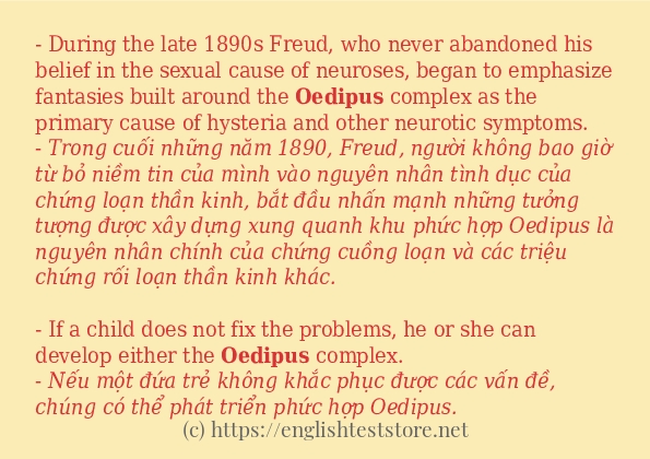 Các câu ví dụ của từ oedipus