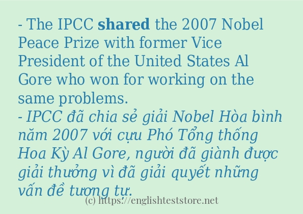Các câu ví dụ của từ shared