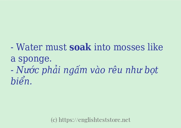 Các câu ví dụ và cách dùng từ soak Các câu ví dụ và cách dùng từ soak