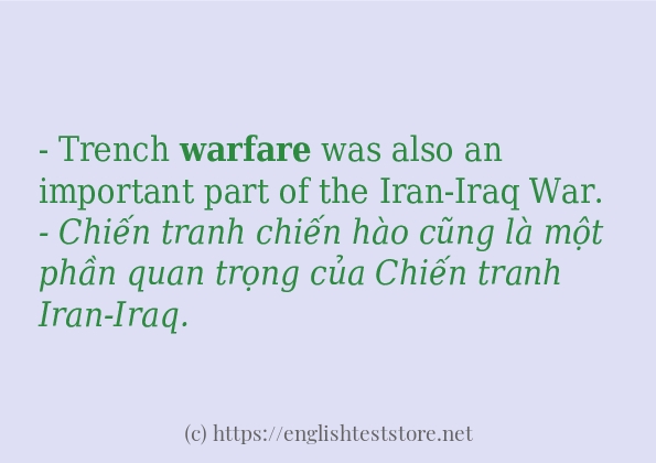 Các câu ví dụ và cách dùng từ warfare Các câu ví dụ và cách dùng từ warfare