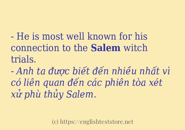 Các câu ví dụ và cách sử dụng từ salem