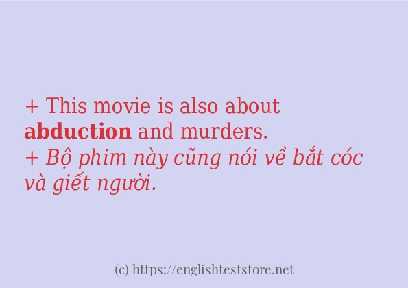 Cách dùng từ abduction Cách dùng từ abduction