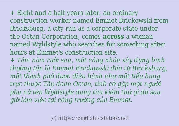 Cách dùng từ across