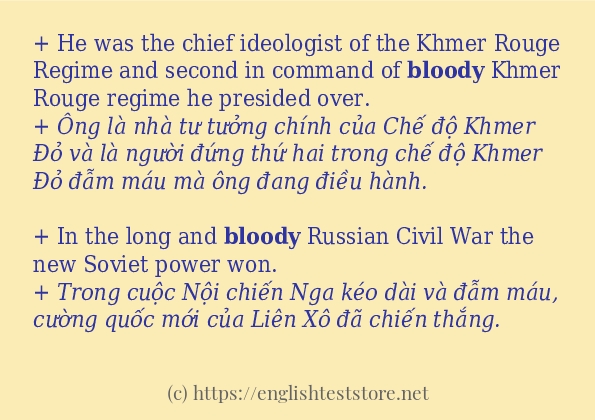 Cách dùng từ bloody