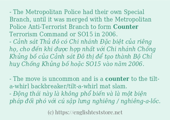 Cách dùng từ counter