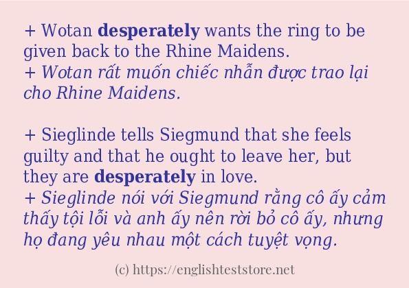 Cách dùng từ desperately Cách dùng từ desperately