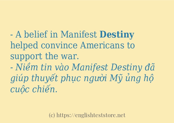 Cách dùng từ destiny Cách dùng từ destiny