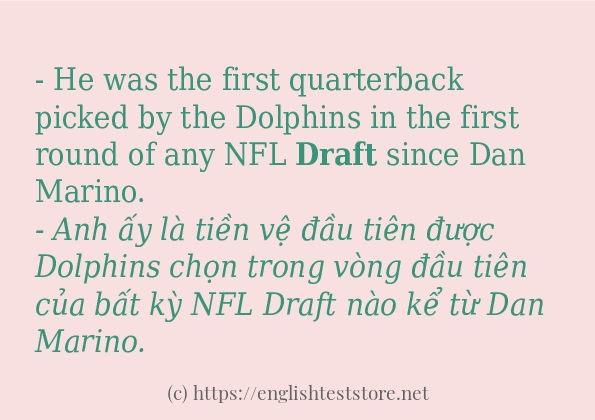 Cách dùng từ draft Cách dùng từ draft