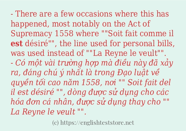 Cách dùng từ est Cách dùng từ est