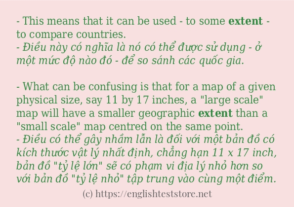 Cách dùng từ extent Cách dùng từ extent