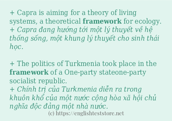 Cách dùng từ framework