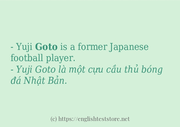 Cách dùng từ goto