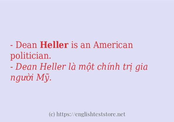 Cách dùng từ heller