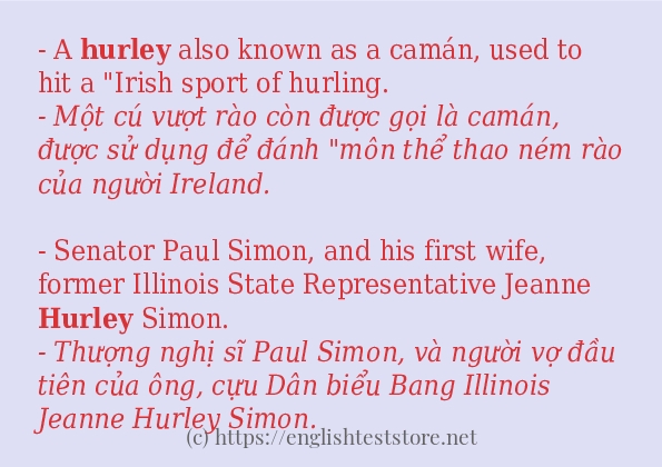 Cách dùng từ hurley