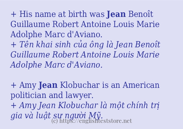 Cách dùng từ jean Cách dùng từ jean