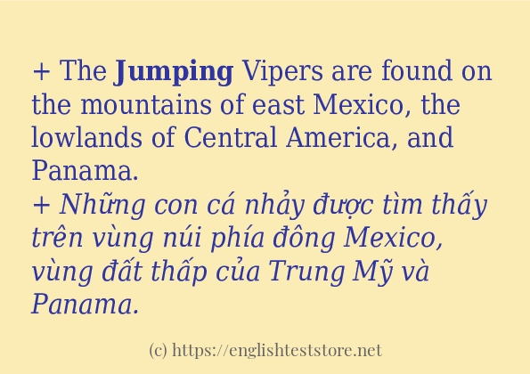 Cách dùng từ jumping Cách dùng từ jumping