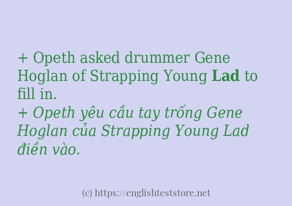 Cách dùng từ lad