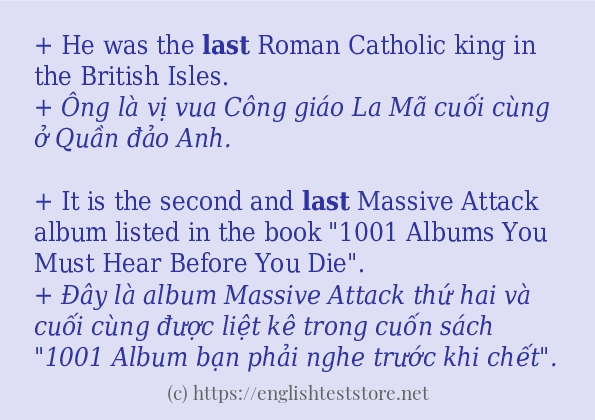 Cách dùng từ last Cách dùng từ last