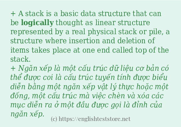 Cách dùng từ logically Cách dùng từ logically