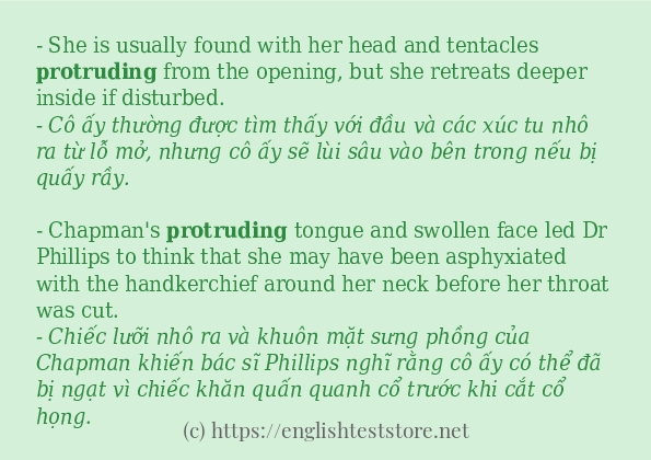 Cách dùng từ protruding Cách dùng từ protruding