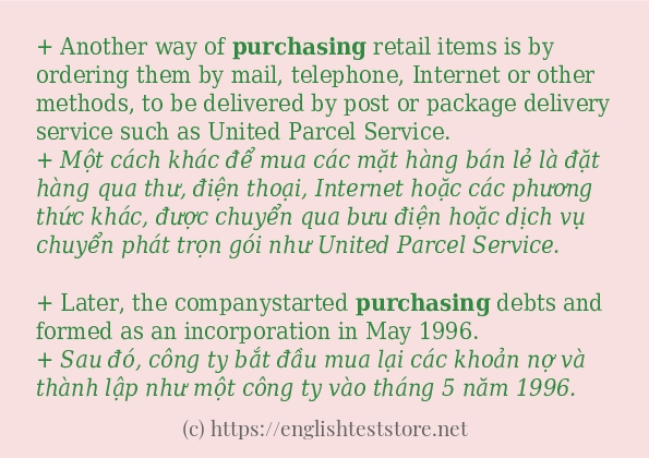 Cách dùng từ purchasing Cách dùng từ purchasing