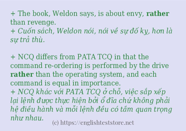 Cách dùng từ rather