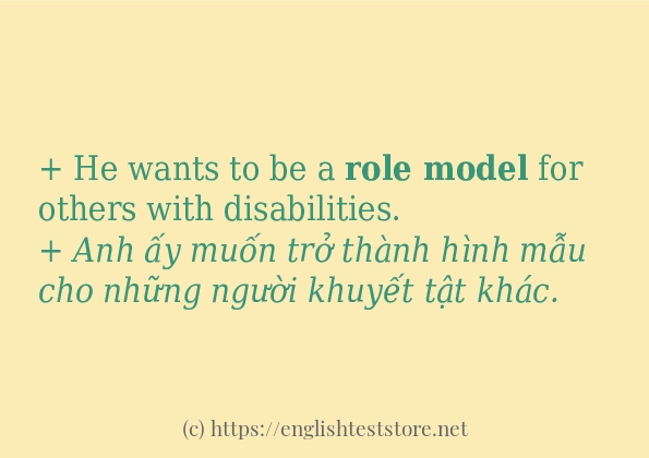 Cách dùng từ role model Cách dùng từ role model