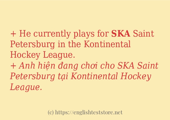 Cách dùng từ ska Cách dùng từ ska