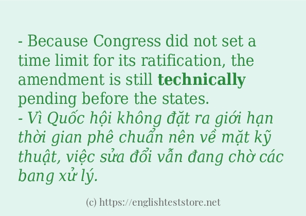 Cách dùng từ technically Cách dùng từ technically