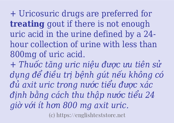 Cách dùng từ treating