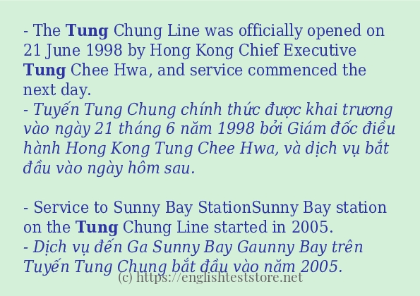 Cách dùng từ tung