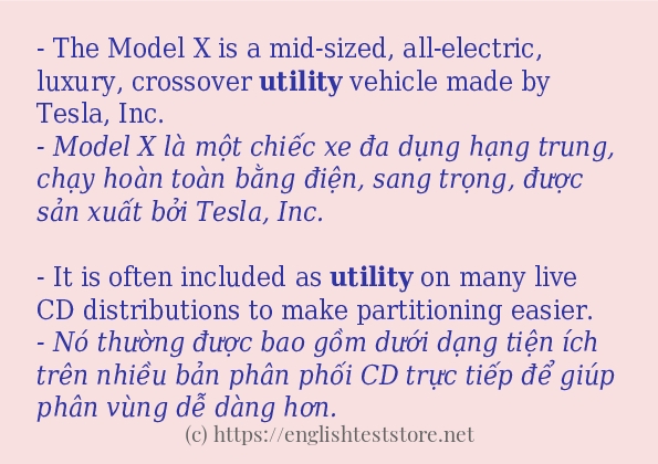Cách dùng từ utility Cách dùng từ utility