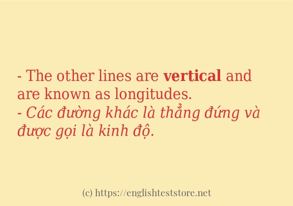 Cách dùng từ vertical