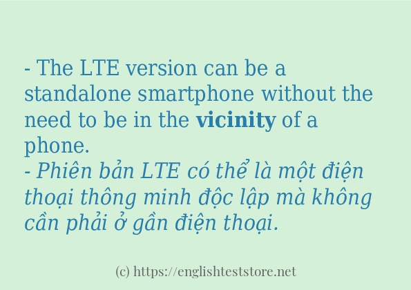 Cách dùng từ vicinity Cách dùng từ vicinity
