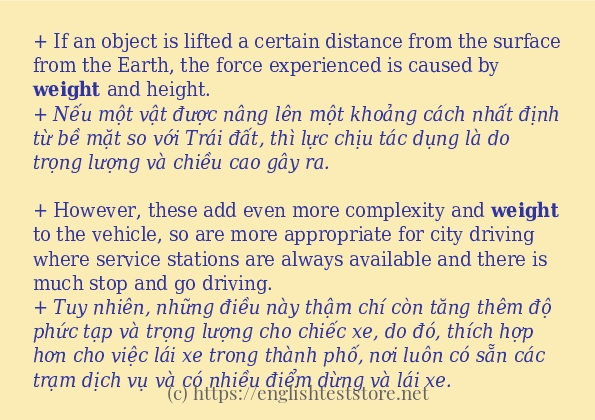 Cách dùng từ weight Cách dùng từ weight