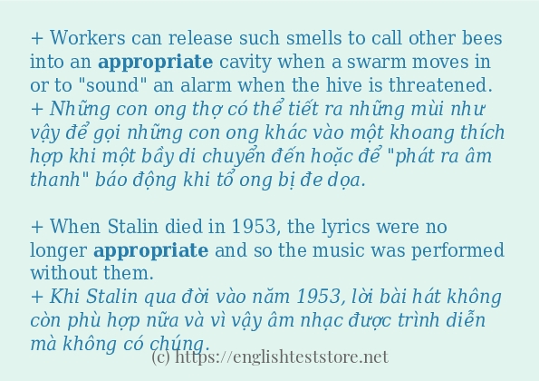 Cách dùng và câu ví dụ của từ appropriate Cách dùng và câu ví dụ của từ appropriate