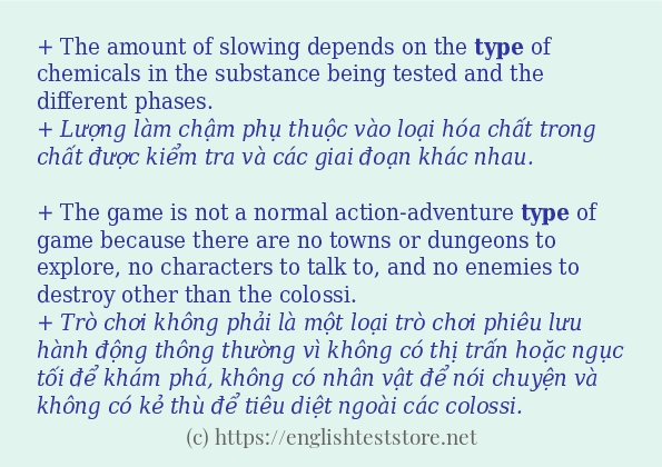 Cách dùng và câu ví dụ của từ type Cách dùng và câu ví dụ của từ type