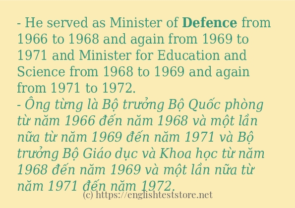 Cách sử dụng và câu ví dụ của từ defence Cách sử dụng và câu ví dụ của từ defence