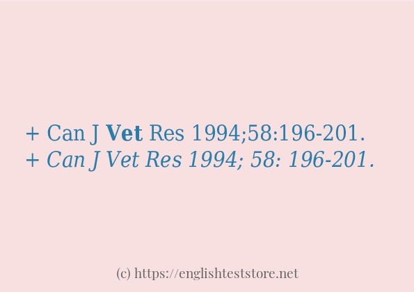 Cách sử dụng và câu ví dụ của từ vet