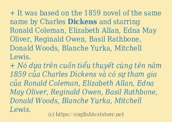 Câu ví dụ của từ dickens Câu ví dụ của từ dickens
