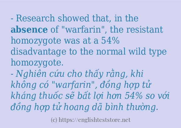 absence câu ví dụ về cách dùng absence câu ví dụ về cách dùng