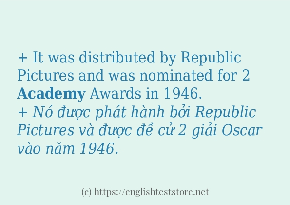 academy dùng như thế nào?