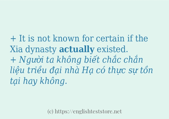 actually cách dùng và câu ví dụ