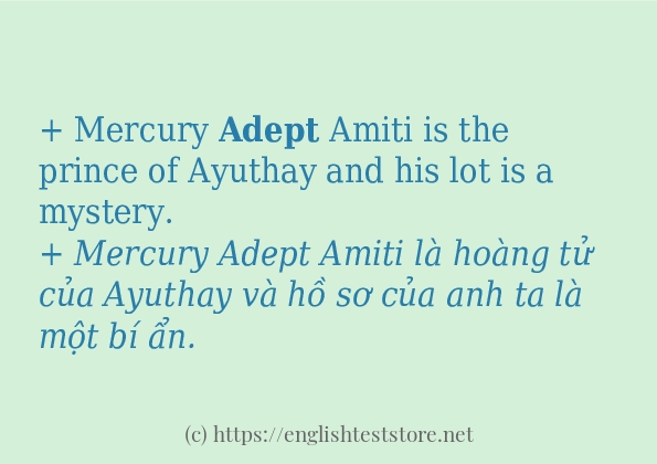 adept câu ví dụ và cách dùng adept câu ví dụ và cách dùng